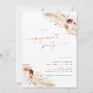 Boho Engagement Party Invite Couples Shower Invite