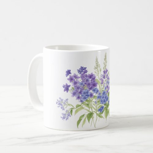 Boho English wildflower appreciation gift Coffee M Coffee Mug