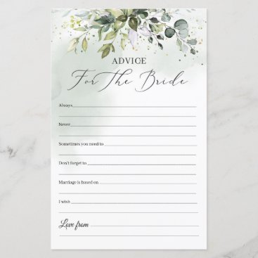 Boho Eucalyptus greenery Advice For The Bride game