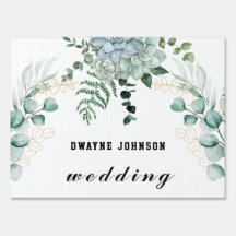 Boho Eucalyptus Greenery Summer Wedding