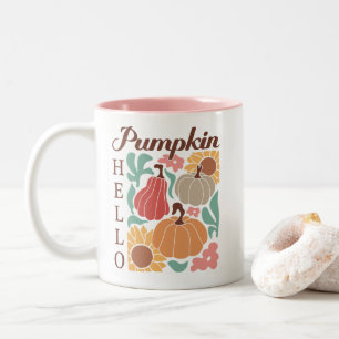Boho Fall Autumn Quote Two-Tone Coffee Mug