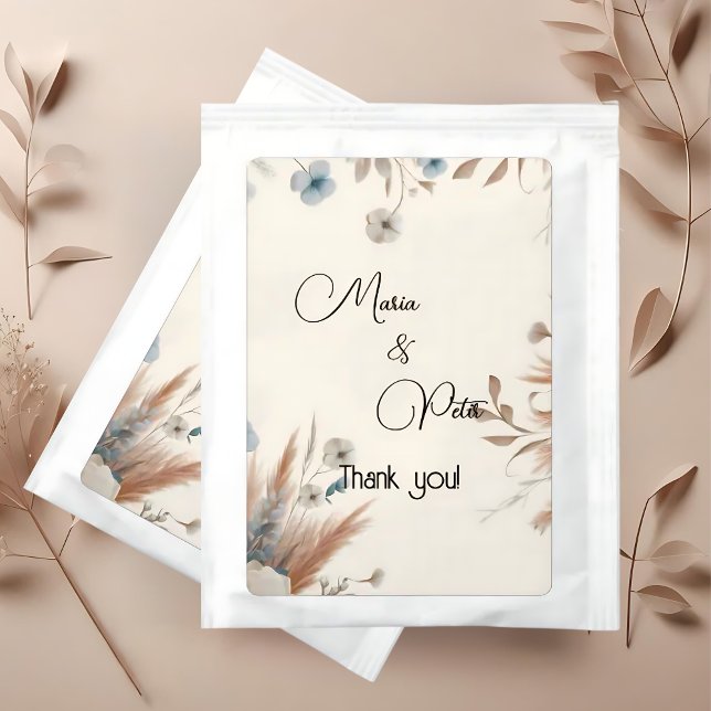 Boho Fall Flowers Wedding  Tea Bag Drink Mix (Creator Uploaded)