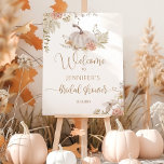 Boho fall pumpkin bridal shower welcome foam board<br><div class="desc">Boho fall pumpkin bridal shower welcome foam board
Matching items available.</div>