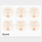 Boho Fall Pumpkin Thank You Favor Sticker