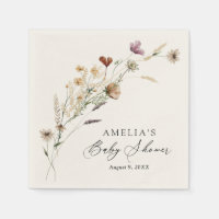 Boho Fall Wildflower Baby Shower