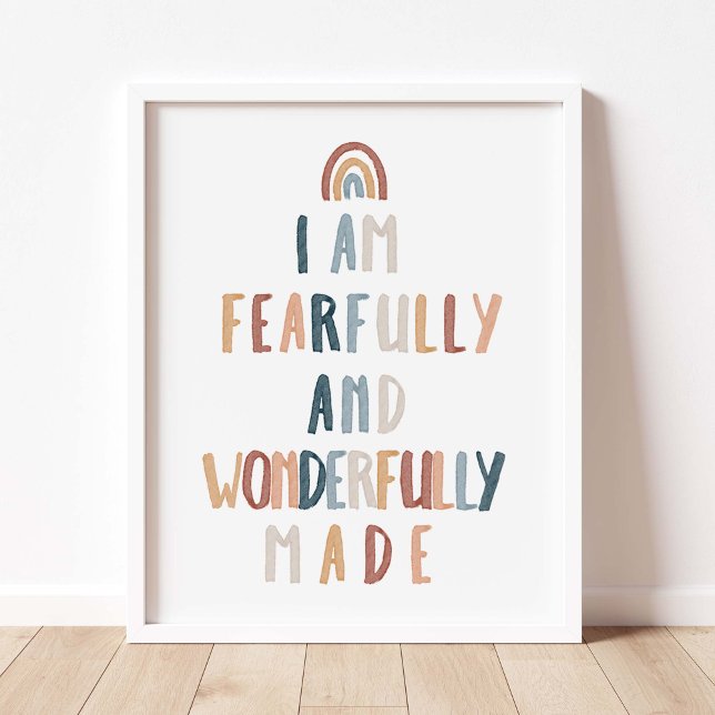 Boho Fearfully wonderfully made print (Creator Uploaded)