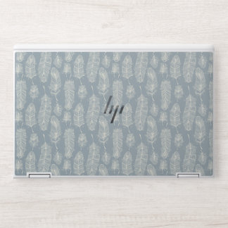 Boho Feather Pattern HP Laptop Skin