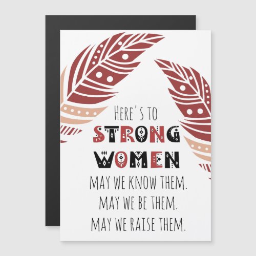 Boho Feather Strong Women Quote Tribal Font