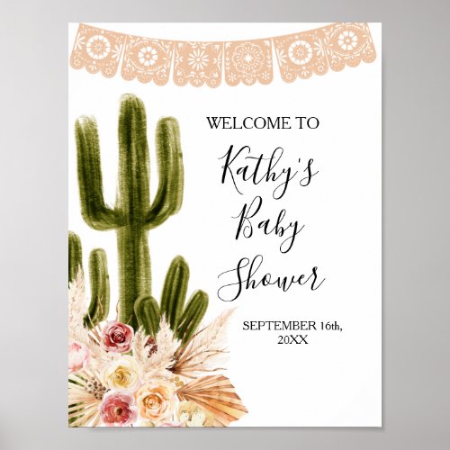 Boho Fiesta Taco bout Love Welcome Sign