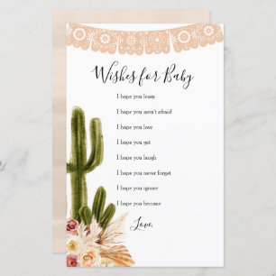 Boho Fiesta Taco 'bout Love Wishes for Baby Card