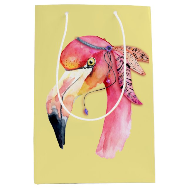 Boho Fiona Flamingo Gift Bag (Front)