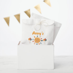 Boho First Trip Around the Sun 1st Birthday Favor Bag