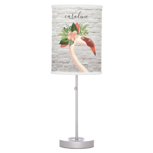 Boho Flamingo Bricks Lamp