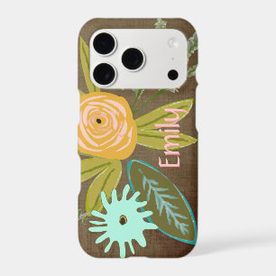 Boho Flora & Fauna Bold Blooms iPhone 17 Pro Case