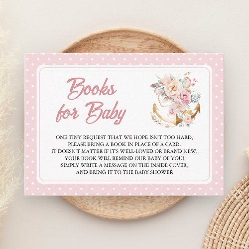 Boho Floral Anchor Nautical Girl Book Request