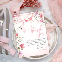 Boho Floral Baby in bloom Thank you