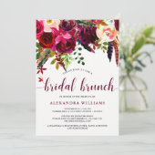 Boho Floral | Bridal Brunch Invitation (Standing Front)