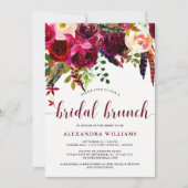 Boho Floral | Bridal Brunch Invitation (Front)