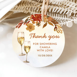 Boho Floral Bridal Shower Favor Tags