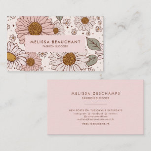 Boho Floral Business Card