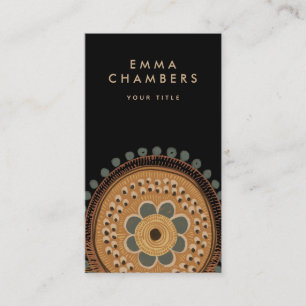Boho Floral Business Card