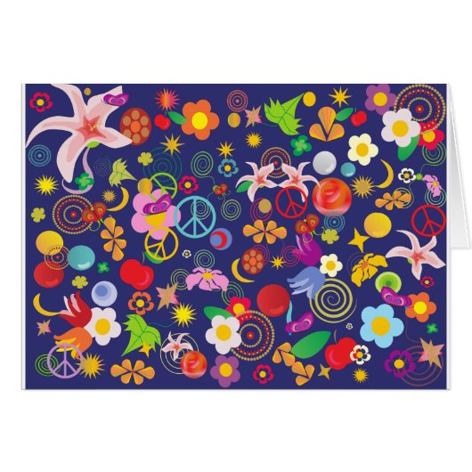 Boho floral cards (Front Horizontal)