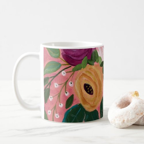 Boho Floral Coffee Mug