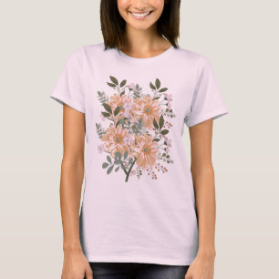 Boho Floral Daisy Tee Nature-inspired T-Shirt