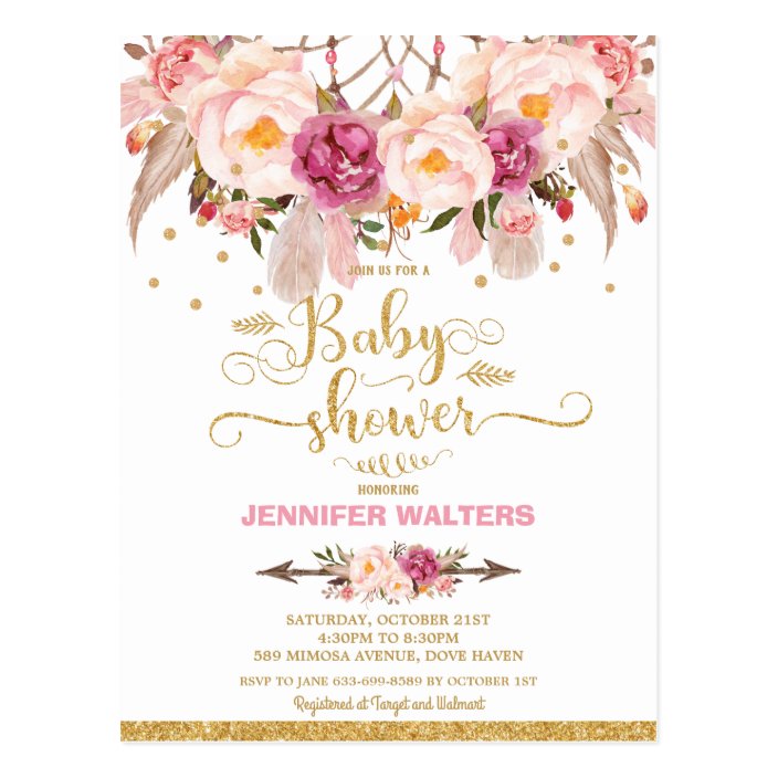 dream catcher baby shower