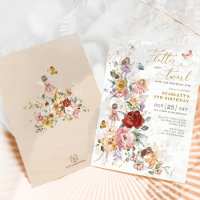 Boho Floral Fairy Princess Garden Birthday Party