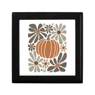 Boho Floral Fall Pumpkin Season Gift Box