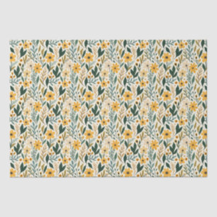 Boho Floral Fantasy Tissue Paper