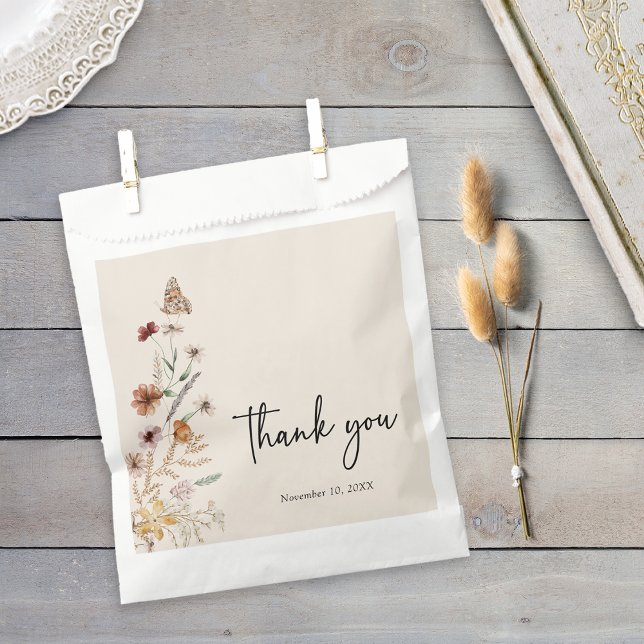 Boho Floral Favor Bag (Boho Floral Favor Bag
)