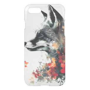 Boho Floral Fox Wildlife Nature iPhone SE/8/7 Case