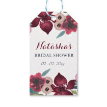 Boho Floral Garden Bridal Shower  Gift Tags