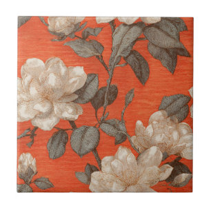 Boho Floral Gardenias Tiles For Tiled Surfaces
