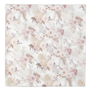 Boho Floral King Size Duvet Cover