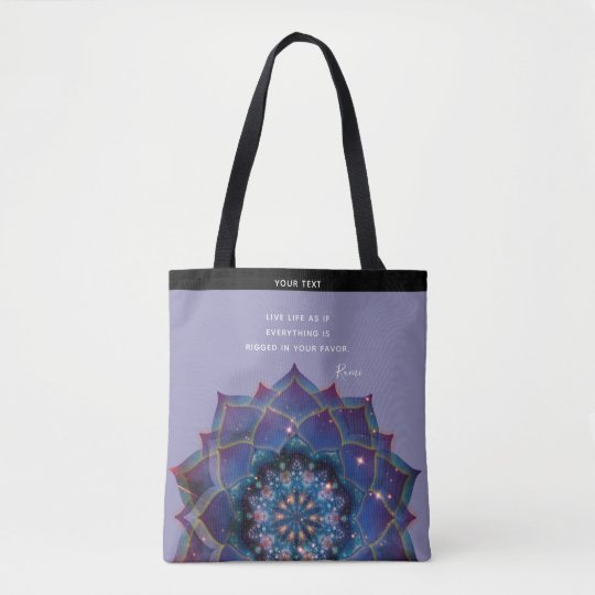 Mandala tote bag Reusable grocery bag Yoga tote bag Meditation tote bag Spiritual tote bag Mandala shoulder bag Yoga positive quote Tote bag