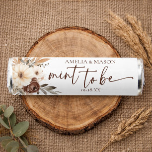 Boho Floral 'Mint To Be' Wedding  Breath Savers® Mints