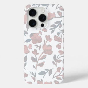Boho Floral Pattern iPhone 15 Pro Case