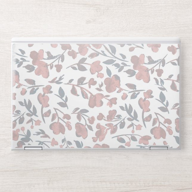Boho Floral Pattern   HP Laptop Skin (Front)