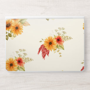 Boho Floral Pattern HP Laptop Skin