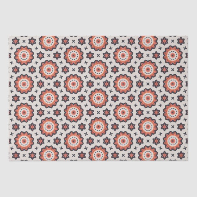 Boho Floral Radiance Tissue Paper (Front)