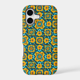 Boho Floral Seamless Pattern in Vibrant Folk Style iPhone 17 Case
