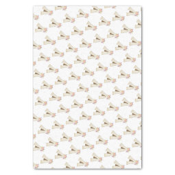 Boho Floral Tribal Teepee Girl Tissue Paper | Zazzle