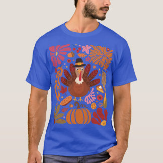 Boho Floral Turkey T-Shirt