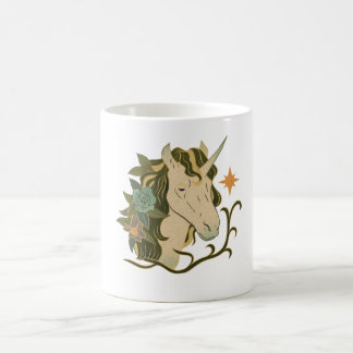 Boho Floral Unicorn Coffee Mug