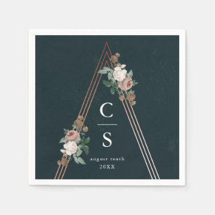 Boho Floral Wedding Napkins