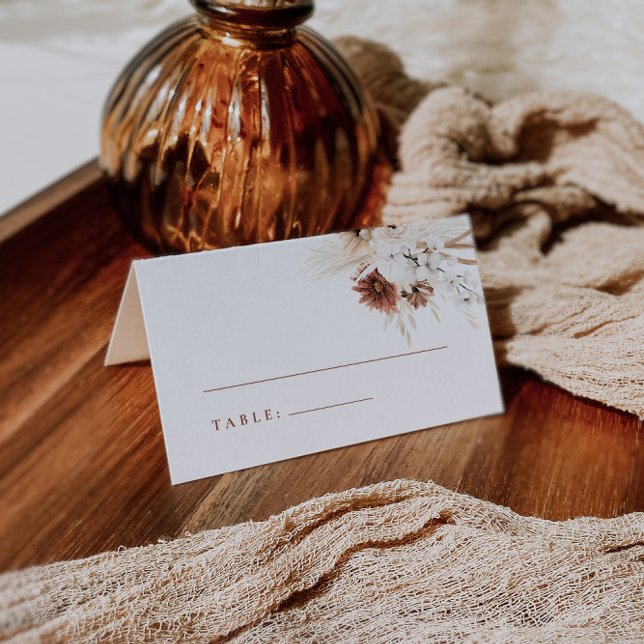 Boho Floral Wedding Place Cards (Creator Uploaded)