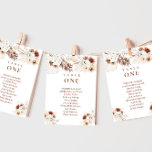 Boho Floral Wedding seating charts card<br><div class="desc">Our elegant Wedding Seating Chart card is the perfect way to announce your wedding day to your guests. Each card features intricate floral designs and beautiful typography in neutral colors, including terracotta, beige, and earthy tones. Printed on high-quality cardstock, they will surely impress your guests and set the tone for...</div>
